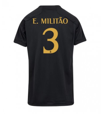 Real Madrid Eder Militao #3 Replika Tredjetrøje Dame 2023-24 Kortærmet